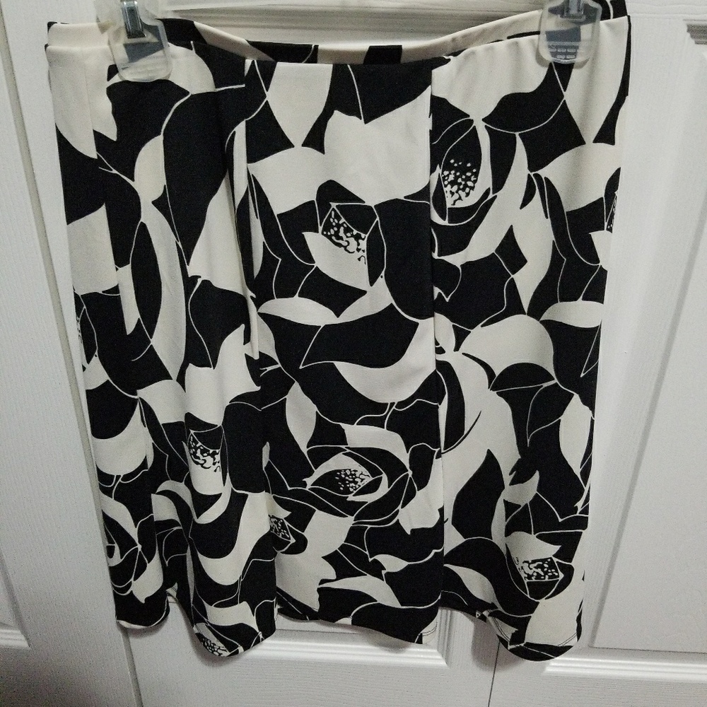 Black and White Skirt from Express